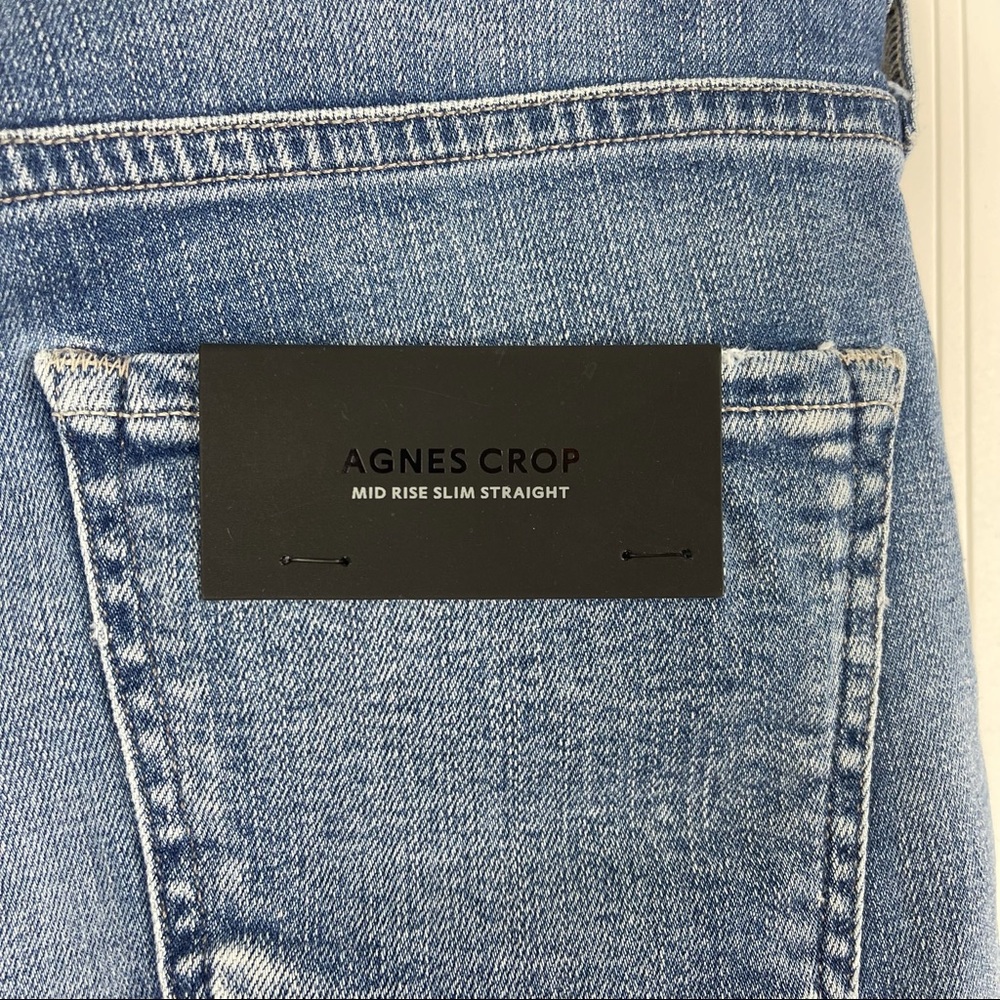 CITIZENS OF HUMANITY Agnes Mid Rise Crop Bleach - Picture 7 of 8